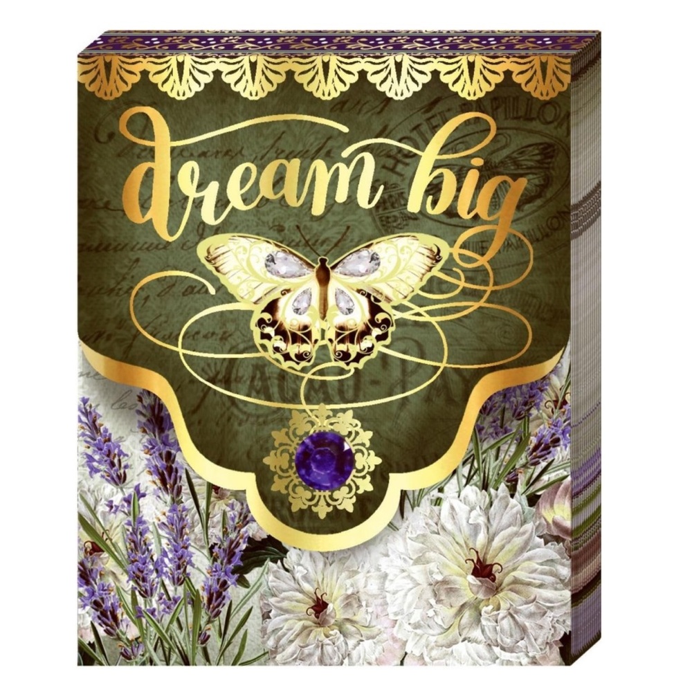 Nicole Brayden Dream Big Butterfly Purse Pocket Mini Notepad (25890)